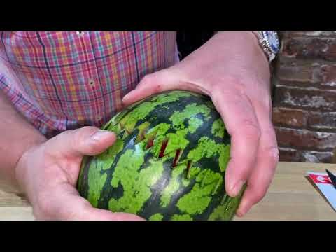 Piranha V Knife - How to make a melon basket