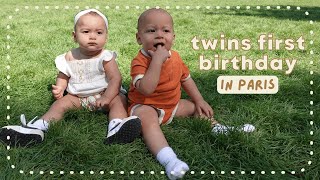 VLOG: Twin's First Birthday In Paris! 🇫🇷😭💕🥳