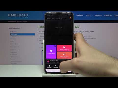How to Get iOS Keyboard in OPPO Reno 5 5G?
