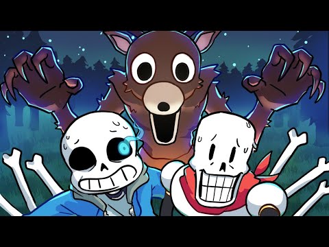 SANS plays ROBLOX SPOOKY GAMES (Animation)