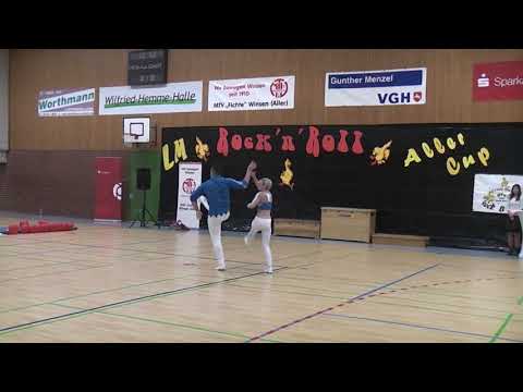 Lucy Wiedemaier & Andreas Meier (Teddybears Iserlohn),  16. Aller Cup, Finale A-Klasse Fußtechnik