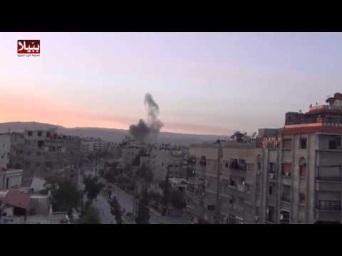 تفجير عبوة ناسفة بحاجز لقوات النظام من قبل سرايا الحسن والحسين في سيدي مقداد في محافظة ريف دمشق