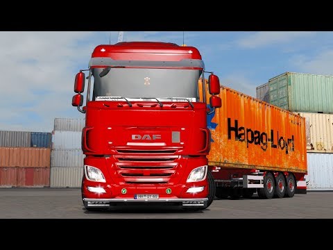 ETS2 1.32 open beta RusMap 1.8.1 DAF XF106 Saratov - Volgograd