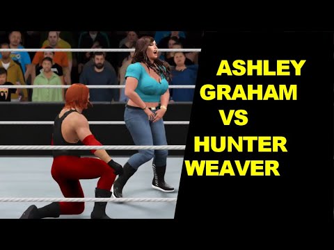 WWE 2K17 Ashley Graham vs Hunter Weaver