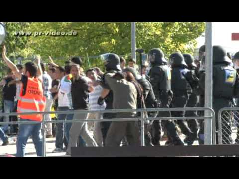 08.09.2012 - Mannheim - B-W Innenminister Reinhold Gall zu den Kurden Ausschreitungen