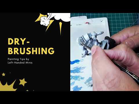 Drybrushing Metallics on Bebop | Miniature Painting Tips