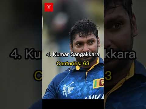 Top 10 players with most centuries in cricket