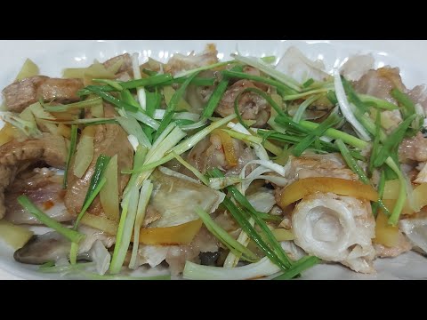 Steamed fish head(grouper), chinese style