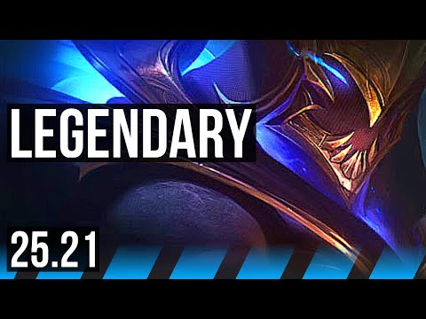 ZED vs LEBLANC (MID) | 12/0/3, 8 solo kills, Legendary, 900+ games | KR Master | 25.21