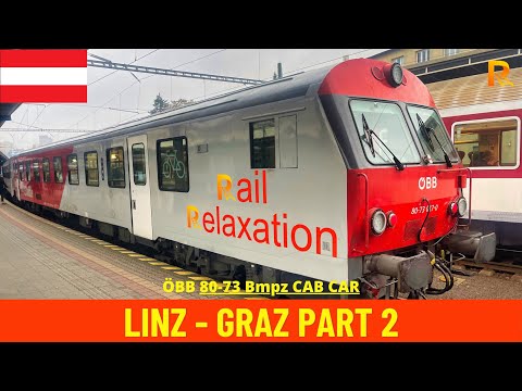 Führerstandsmitfahrt Selzthal - Graz (Linz - Graz Teil 2, ÖBB, Österreich) 4K