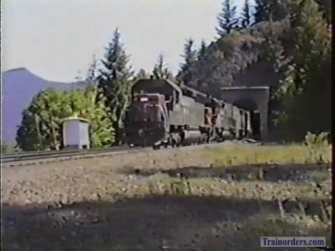 Classic Railroad Series 133 - SP 7545 East at Fields, OR August 12, 1989