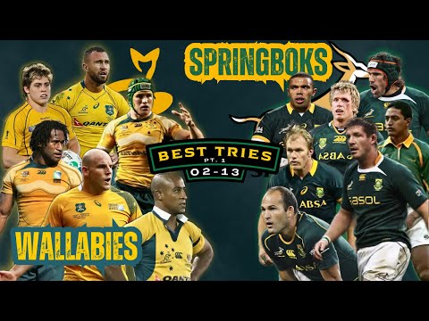 Springboks v Wallabies | Best Tries From The Last Two Decades | 2002-2013