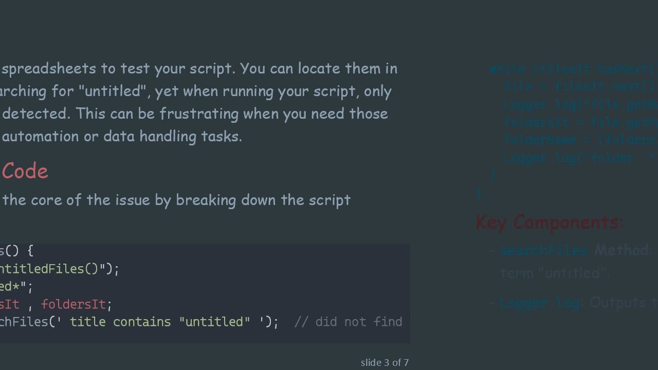Resolving the Issue: Google Apps Script Not Finding Spreadsheets