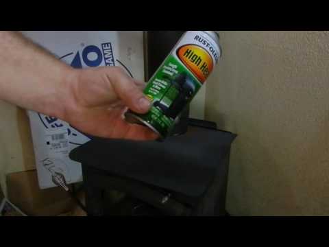 How to Paint a Wood Burning Stove