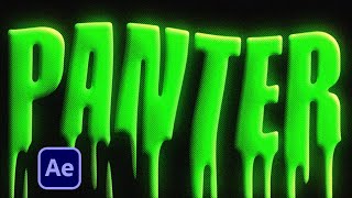 Melting Gooey Text - After Effects Motion Graphics!