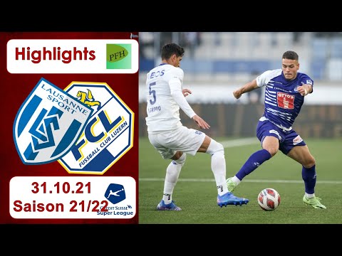 Highlights: FC Lausanne - Sport vs FC Luzern (31.10.21)