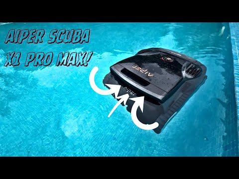 Робот-пылесос Aiper Scuba X1 Pro Max для бассейнов до 300 м³ (дно, стены, ватерлиния, поверхность) - фото 4 - id-p2679565506