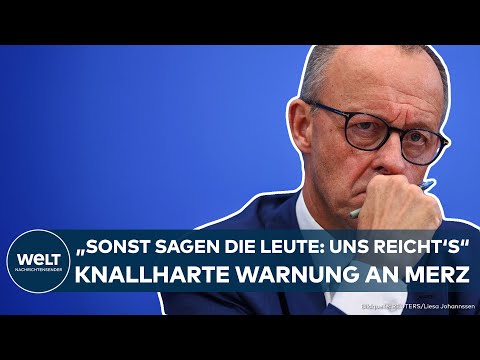 DEUTSCHLAND: Koalition mit SPD in der Krise! Knallharte Warnung an Friedrich Merz und Co.