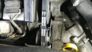 99-05 Caddilac Deville Northstar water pump belt change