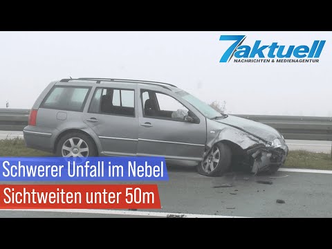 (BY) A94: Schrecklicher Nebelunfall: Drei Unfälle in Serie - ein PKW-Lenker wird erfasst und getötet