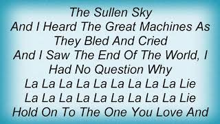 Swans - The River That Runs With Love Won&#39;t Run Dry Lyrics