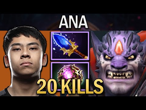 Lion Dota 2 Gameplay Ana with 20 Kills and Aghanims
