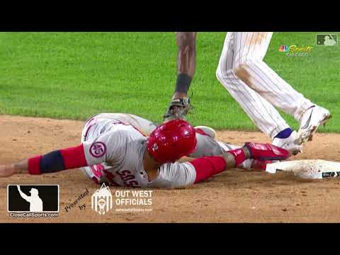 Teachable - 2B Umpire Nic Lentz Takes the Time to Officiate a Stolen Base Attempt Overslide