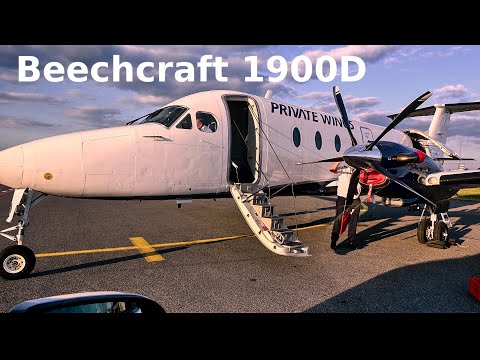 Rare Beechcraft 1900D | 4K | Braunschweig (EDVE) to Prague (LKPR) | Private Wings