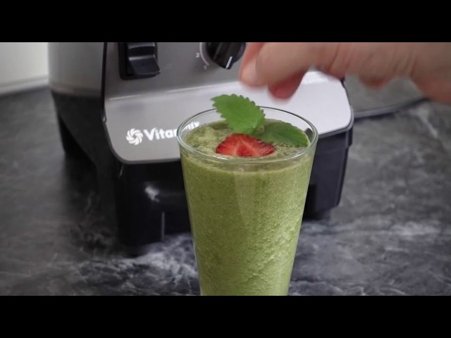 Video teaser for Vitamix Creations - grüner Smoothie mit Spinat und Melisse
