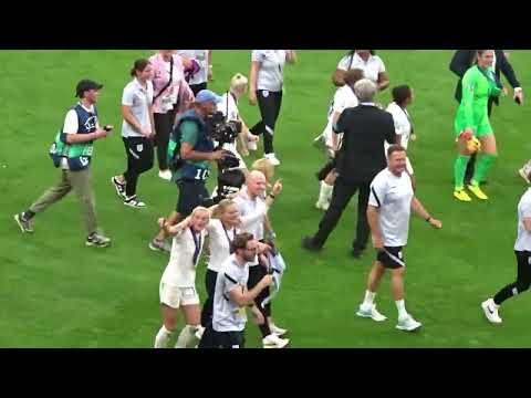 Euro 2022 Final: England Lionesses' Lap of Honour After Historic Win Against Germany