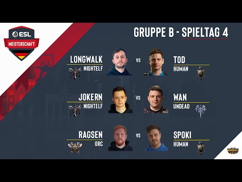 WC3 - LongWalk vs. ToD / RaGsen vs. Spoki / JokeRn vs. WaN | ESL Meisterschaft 2020 -  Season 2
