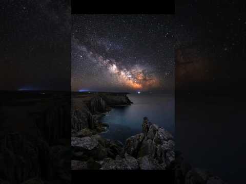Cornwall Milky Way Rising ✨ #shorts #milkyway #photography #astro #timelapse #cornwall #uk