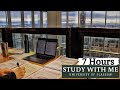 7 HOUR STUDY WITH ME at the LIBRARY | University of Glasgow|Background noise, 10 min break, no music
