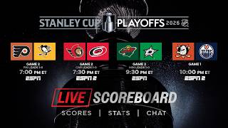 ???? LIVE Stanley Cup Playoffs Round 1 Scoreboard & Chat  4/20 ????????