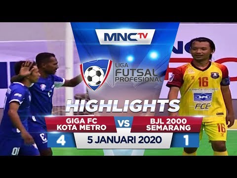 GIGA FC KOTA METRO VS BJL 2000 SEMARANG (FT: 4-1) - Highlights Liga Futsal Profesional 2020