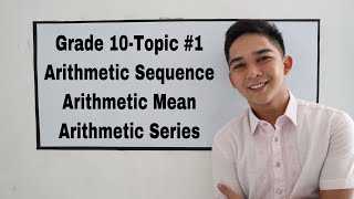 Arithmetic Sequence (Arithmetic Progression), Mean and Series I Señor Pablo TV