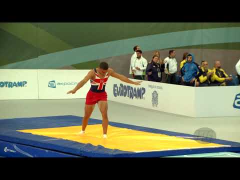 BROWNE Elliott (GBR) - 2018 Trampoline Worlds, St. Petersburg (RUS) - Qualification Tumbling R2