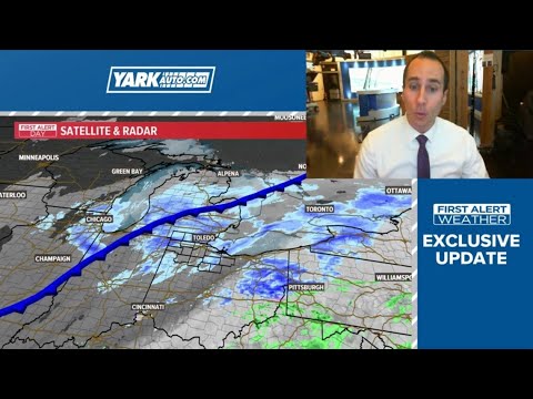 SNOW SQUALLS: Brief bursts of heavier snow possible soon