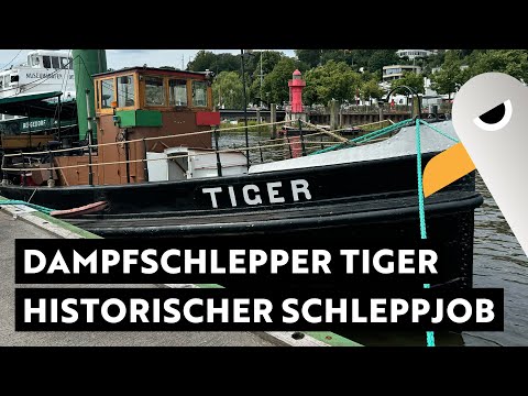 Historischer Schleppjob mit Dampfschlepper TIGER ⚓️ Überführung von Schlepper FRITZ zum Hansahafen