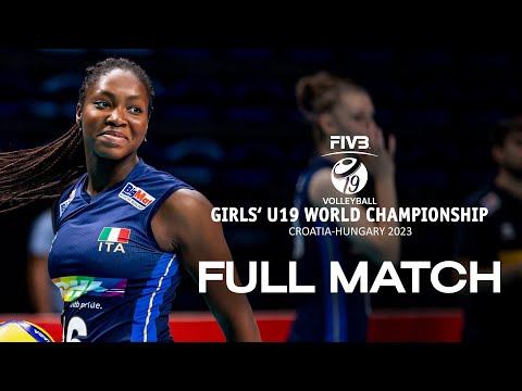 ITA🇮🇹 vs. PER🇵🇪 - Full Match | Girls' U19 World Championship | Pool C