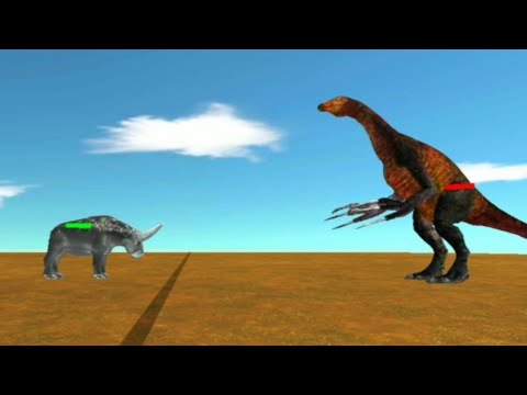 GORGON vs THERIZINOSAURUS - Animal Revolt Battle Simulator!