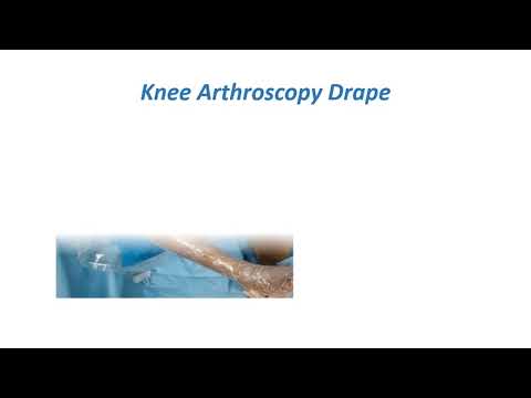 Non-Woven Plain Drapes Knee Arthroscopy Drape, For Orthopaedic