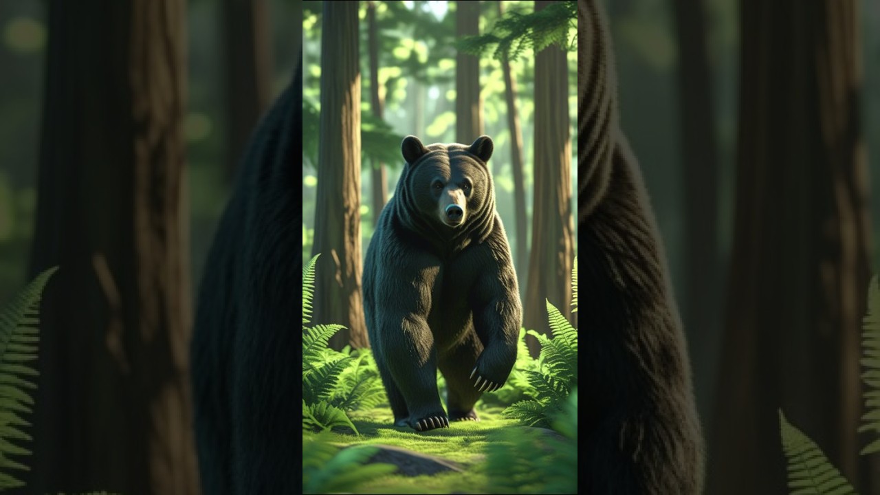 Forest Guardian: The Majestic Black Bear 🌲🐻 | DreamWild AI