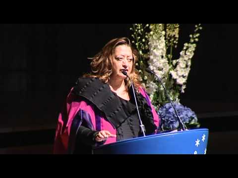 Zaha Hadid receives Honorary award from University of the Arts London