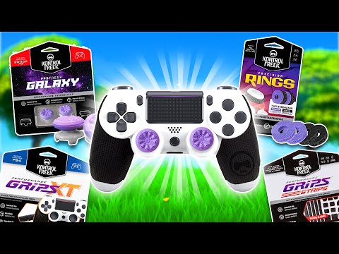 KontrolFreek Precision Rings | Aim Assist Motion Control for PlayStation 4 (PS4), PS5, Xbox One, XBX, Switch Pro & Scuf Controller (Black/Purple/Green) video review thumbnail