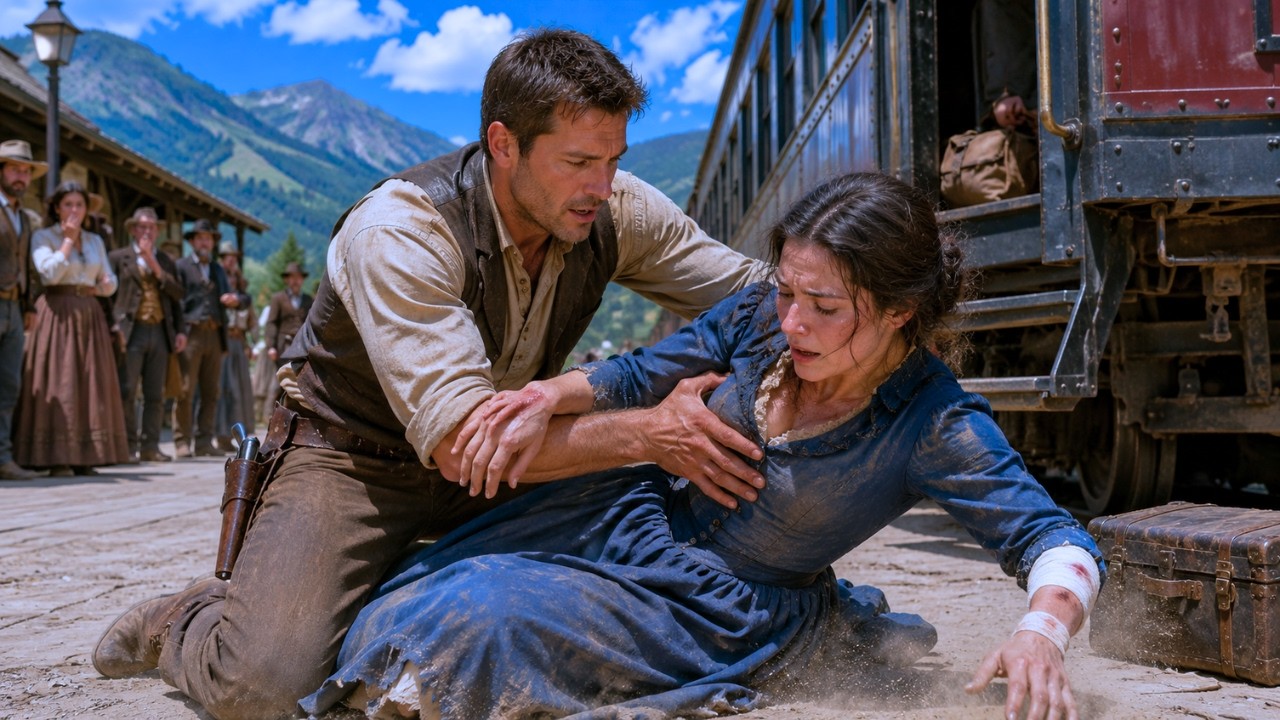 The Telegram Said His Mail Order Bride Died on the Way West — She Stepped Off the Train Alive
