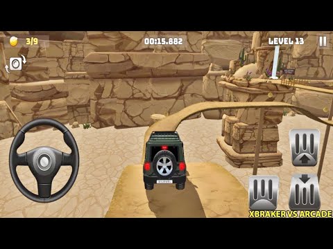Mountain Climb 4x4: Jeep Wrangler Driving Impossible Stunts - Levels 1 to 15 Android Gameplay #1