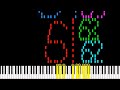Numbers 0 To 500 On Piano Celebrating 500 Subscribers With MIDI Art