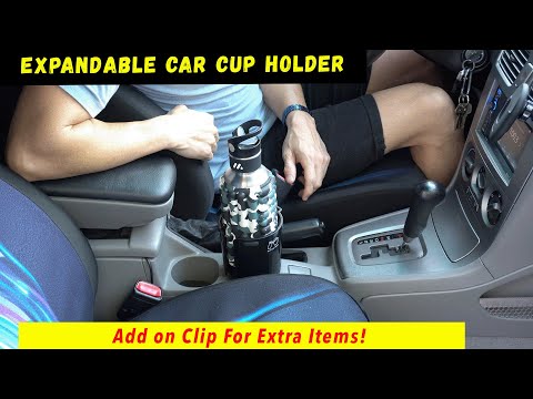 Expandable Dual Cup Holder For The Car