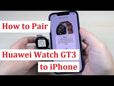 How to Pair (Connect) Huawei Watch GT 3 with iPhone